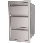 RCS Valiant Series 17-Inch Stainless Steel Double Access Drawer & Paper Towel Dispenser - VTHC1