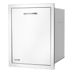 Bull 20-Inch Stainless Steel Double Trash/Recycle Drawer w/ Reveal - 56950 - Image 3