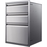 Memphis Grills 21-Inch Triple Access Drawer With Soft Close - VGC21DB3