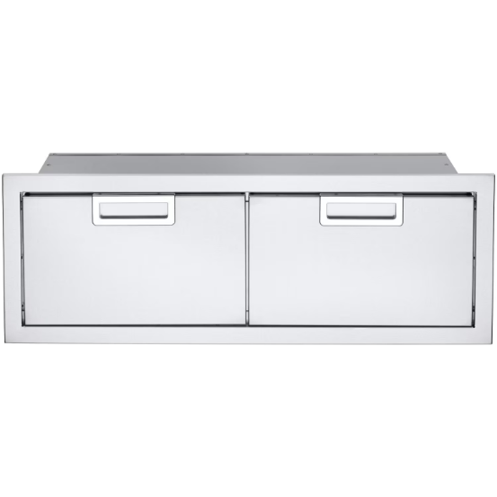 duttpack-37536 Crown Verity Infinite Series 42-Inch Stainless Steel Double Access Drawers - IBI42-DD - Image 1