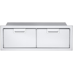 Crown Verity Infinite Series 48-Inch Stainless Steel Double Access Drawers - IBI48-DD