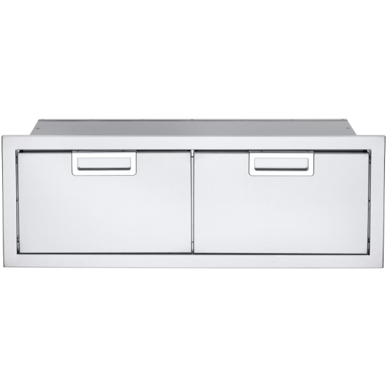 duttpack-37552 Crown Verity Infinite Series 36-Inch Stainless Steel Double Access Drawers - IBI36-DD - Image 1