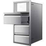 Memphis Grills 15-Inch Triple Access Drawer W/ Grill Controller Mount And Soft Close - VGC15DBC3 - Image 3