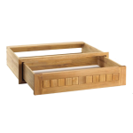 Pacific Teak Millworks 30 Inch Cottage Panel Single Drawer - Image 2