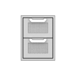 Hestan 16-Inch Double Storage Drawers - Steeletto - AGDR16