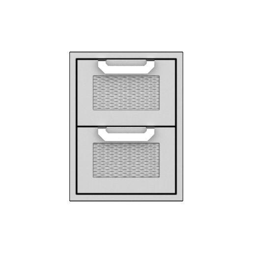 duttpack-37585 Hestan 16-Inch Double Storage Drawers - Steeletto - AGDR16 - Image 1