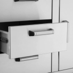 BBQGuys Signature 39-in Stainless Steel Reversible Access Door & Triple Drawer Combo - BBQ-DDC-39 - Image 10