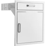 BBQGuys Signature 21-in Stainless Steel Single Access Door & Drawer Combo - BBQ-SV24-DR1 - Image 4