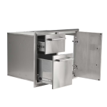 Coyote 31 Inch Double Door & Drawer Combo - C3-CD2DC31 - Image 2