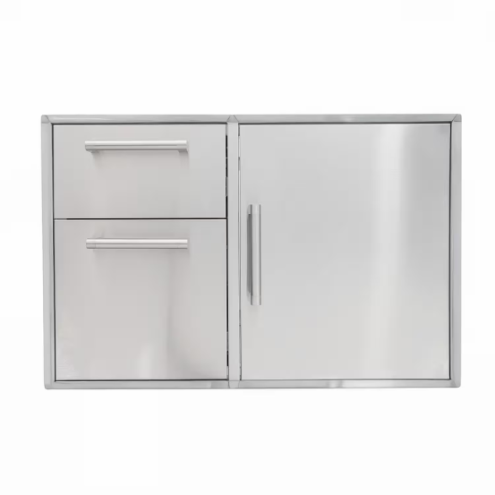 duttpack-37698 Coyote 36-in Access Door & Double Drawer Combo - C3-CD2DC36 - Image 1