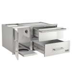 Coyote 42 Inch Warming Drawer & Door Combo - C3-CDWD - Image 2