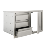 RCS Valiant Triple Drawers w/ Soft Close Right Hinge Single Door - VDC2SCR - Image 5