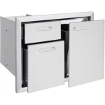 Lynx Ventana 30-Inch Trash Center And Double Drawers - LTA30-4 - Image 2