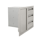 RCS Valiant Triple Drawers w/ Soft Close Left Hinge Single Door - VDC2SCL - Image 3