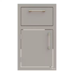 Alfresco 17-Inch Stainless Steel Left-Hinged Soft-Close Door & Drawer Combo - AXE-DDR-L-SC