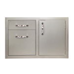 Artisan 32-Inch Soft-Close Right Hinge Door & Double Drawer Combo - ARTP-DDC-32SC