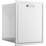 BBQGuys Signature 20-in Stainless Steel Roll-Out Double Trash & Recycling Bin - BBQ-TREC-DRW - Image 4