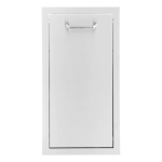 BBQGuys Signature 13-in Stainless Steel Narrow Roll-Out Trash Bin - BBQ-TRNW-DRW - Image 3