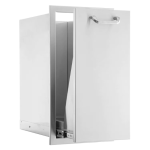 BBQGuys Signature 13-in Stainless Steel Narrow Roll-Out Trash Bin - BBQ-TRNW-DRW - Image 10