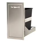 Artisan 15-Inch Soft-Close Roll-Out Trash Center - ARTP-TC-15SC