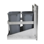 Turbo Double Trash Drawer - Front-to-Back - DoubleTrash/2 - Image 3