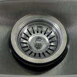 BBQGuys Signature 25 X 22 Outdoor Rated Stainless Steel Single Basin Drop-In Sink W/ Sink Strainer - BBQ-RD2522-9 - Image 2