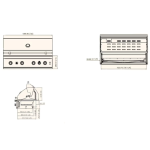 Summerset Quest 36-in 2 Burner Built-In Propane Gas Grill w/ Rear Infrared Burner, Rotisserie Kit, & Drop-In Griddle Plate - QST36-LP - Image 5