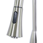 BBQGuys Signature Single Handle Pull-Down Gooseneck Hot/Cold Faucet - Brushed Nickel - BBQ-N88402-BN - Image 2