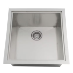 Sunstone Over/Under 20 X 20 X 12-Inch Height Single Basin Sink W/Cover - B-SK20 - Image 2