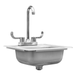 Summerset 15 X 15 Inch Drop-In Sink - SNK-15D - Image 3