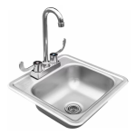 Summerset 15 X 15 Inch Drop-In Sink - SNK-15D - Image 4