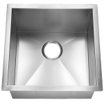 Homeplace Rusk Zero-Edge 15 X 20 Stainless Steel Outdoor Sink with  Huntington Brass Euro Style Pull Out Faucet and Strainer Basket - Image 2