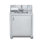 Crown Verity Triple Stainless Hot & Cold Water Handwashing Sink - CV-PHS-3
