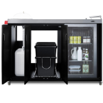 Summit Portable Outdoor Glass Door Kitchenette Beverage Cooler - Left Hinge - CK54OSLG - Image 3