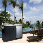 Summit Portable Outdoor Glass Door Kitchenette Beverage Cooler - Left Hinge - CK54OSLG - Image 5