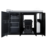 Summit Outdoor Stainless Steel Weatherproof Kitchenette Refrigerator - Right Hinge - CK54OSRS - Image 4