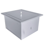 Sunstone 15-in Texan Series Drop-In Insulated Ice Bin w/ Chest Cover - TEX-15IC