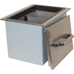 Lion Stainless Steel Drop In Ice Bin With Condiment Tray