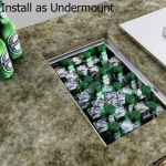 Sunstone Dual Mount 14-In Ice Bin w/ Cover - B-IC14 - Image 2