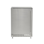 Coyote 24 Inch 5.1 Cu. Ft. Outdoor Rated Built-In Refrigerator - C124R-S