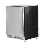 Coyote 24 Inch 5.1 Cu. Ft. Outdoor Rated Built-In Refrigerator - C124R-S - Image 4