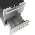 NewAir 24 Inch 4.1 Cu. Ft. Dual Drawer Commercial Built-In Outdoor Refrigerator & Freezer - NOF110SSD0 - Image 6