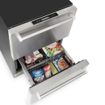 NewAir 24 Inch 4.1 Cu. Ft. Dual Drawer Commercial Built-In Outdoor Refrigerator & Freezer - NOF110SSD0 - Image 10