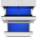 Zephyr Presrv 24-in 5.1 Cu. Ft. Dual Zone Outdoor Refrigerator Drawers - PRRD24C2AS-OD - Image 3