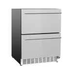 Summerset 24 Inch Outdoor Rated Double Drawer Refrigerator - RFR-24DR2-A - Image 2