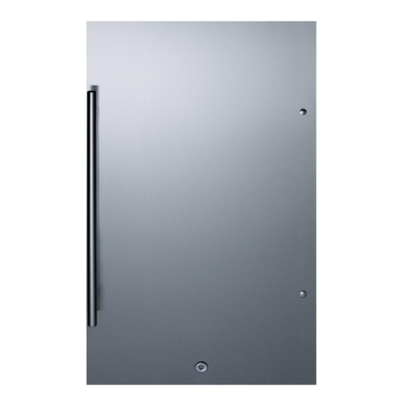 duttpack-38721 Summit Commercial 19-Inch 3.1 Cu. Ft. Shallow Depth Outdoor Rated Refrigerator - Stainless Steel Cabinet- SPR196OSCSS - Image 1