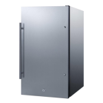 Summit Commercial 19-Inch 3.1 Cu. Ft. Shallow Depth Outdoor Rated Refrigerator - Stainless Steel Cabinet- SPR196OSCSS - Image 2
