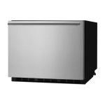 Summit Commercial 21 1/2-Inch 1.6 Cu. Ft. Built-In Drawer Refrigerator - Custom Panel Ready - FF1DSS - Image 2