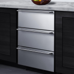 Summit 24 Inch 4.9 Cu. Ft. Built-In 3-Drawer Outdoor Refrigerator - SPR245OS3D - Image 2