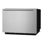 Summit Commercial 24-Inch 1.6 Cu. Ft. Built-In Drawer Refrigerator - Custom Panel Ready - FF1DSS24 - Image 2